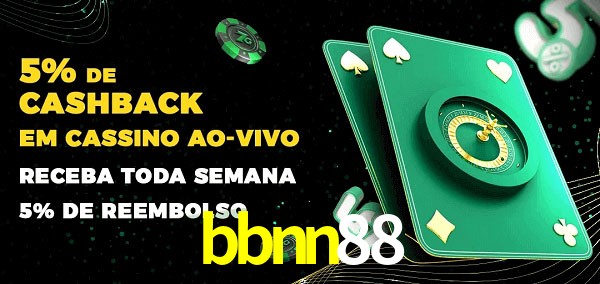Promoções do cassino ao Vivo bbnn88